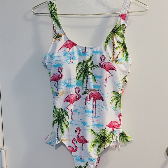 NWT Flamingo one piece bathing suit - Picture 2 of 16